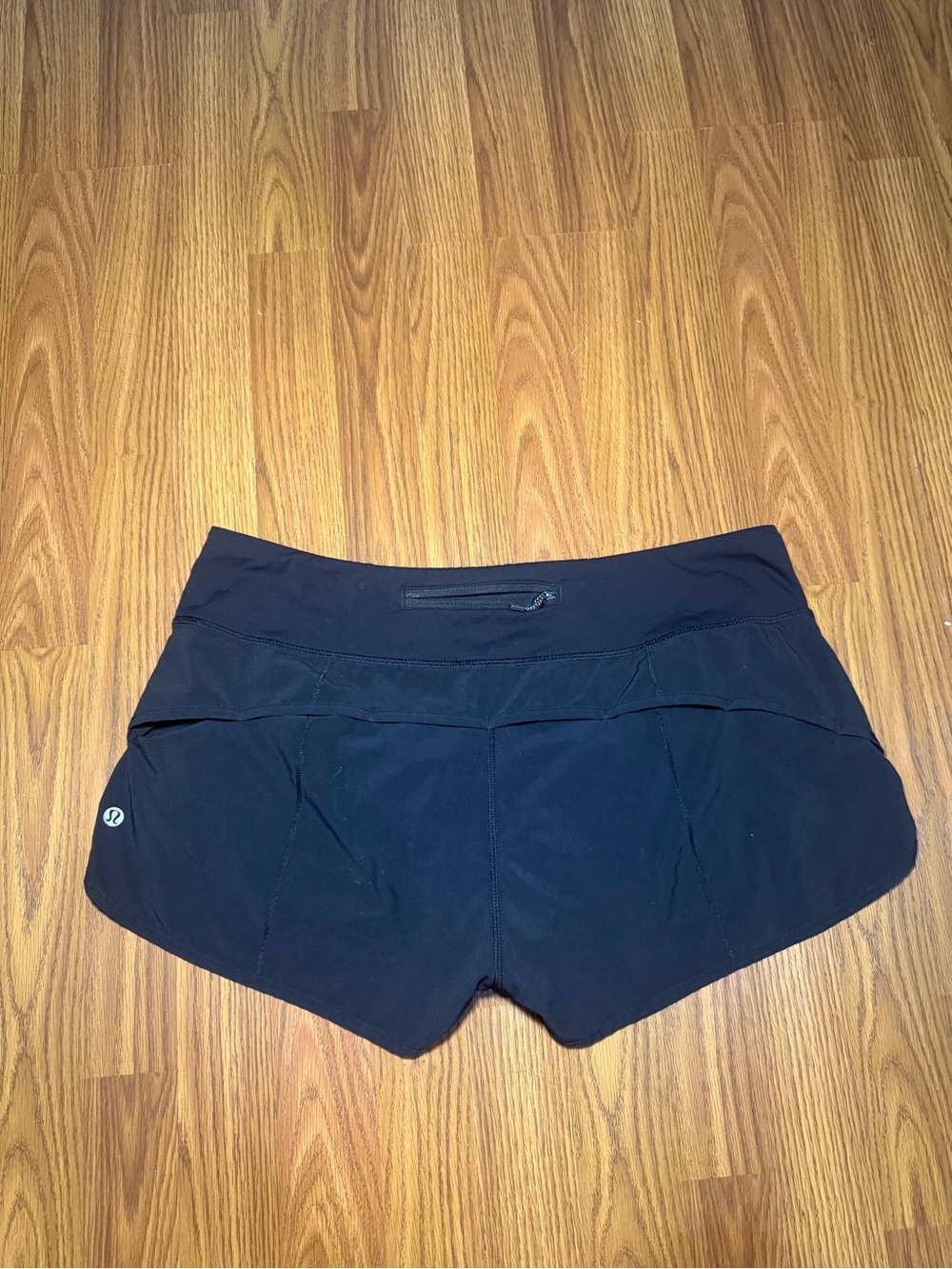 Lululemon Speed Up Running Athletic Performance Black Shorts 10 - Picture 3 of 5